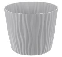 Кашпо ВОЛНА 4л серый М3189