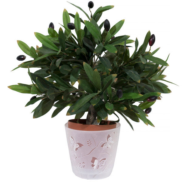 Кашпо для орхидей Бабочки 0,7л прозрачный PT1017