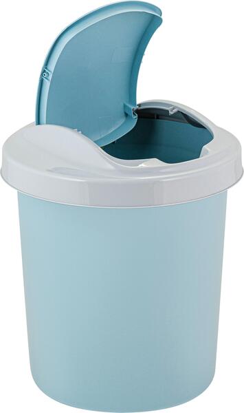 Контейнер для мусора Vogue 12л небесный SV4044 