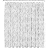 Штора д/ванной Узоры с принтом 12 колец 180*180см 77185 /24шт/HQ