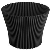 Кашпо Lotos Dlo 15*12,7см черный 071685 