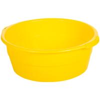 Таз 14л круглый ударопрочный желтый /10шт/Рад