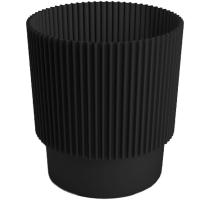 Кашпо Elsa Del D 17*19см черный 070875 /5шт/