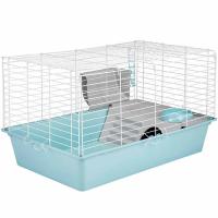 Клетка д/круп. грыз Дарэлл РОДЖЕР 80 №4 складная 78*48*h47см миска 2 кормушка бирюз-бел/4183/Дарэлл