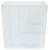 Кашпо для орхидей Квадро 3,3л прозрачный КВ16-00 