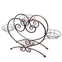 Подставка РЗДИ Сердце на 4 горшка медь 434