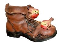 Башмак со снегирями L28W14H17см 123175/К032