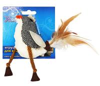 Игрушка с Уют птичка тканевая д/мелк пород 10*6см/ИУ218/Евро