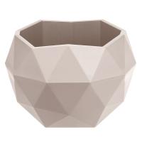 Кашпо Топаз 0,45л пудровый КШ-9113