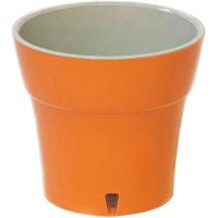 Кашпо Дали 5л персиковый с серой вставкой 