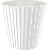 Кашпо Sand D280 10,5л белый с вставкой IG64031 /6шт/ПР