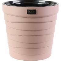 Кашпо Бархан 7,5л фраппе с вставкой КШ-4368 /8шт/ПП