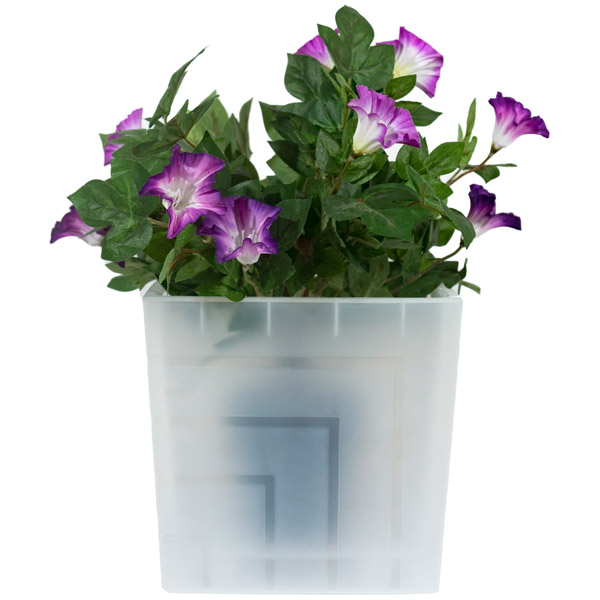 Кашпо для орхидей Квадро 6,6л прозрачный КВ20-00 