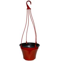Кашпо Подвесное №21М 3,7л с переливом  терракот 22*16см.