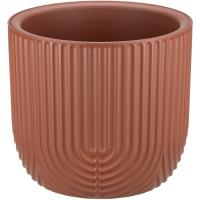 Кашпо РАМОНА D280 7,8л терракот с вставкой М3263 /1шт/М-пласт