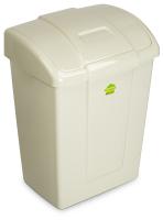 Контейнер д/мусора Форте 23л слоновая кость С343 /Мартика