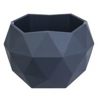 Кашпо Топаз 0,45л антрацит КШ-9115 