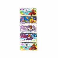 Платочки бумажные 3 слоя "Plushe Deluxe Standart" 10 листов Приключения/10шт 