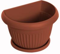 Кашпо настенное ЛИВИЯ 260мм терракот М3112