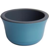 Кашпо Омега 2,4л ментол/антрацит ОМ20-33