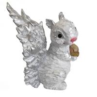 Белка в листьях (серебро) L19W13H23  718546/F877