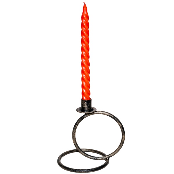 ДЕКОР Подсвечник Кольцо 1свеча антик золото РЗДИ/1шт