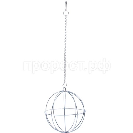 Кормушка д/грыз метал Шар М 120*355/380мм/40221015/Триол