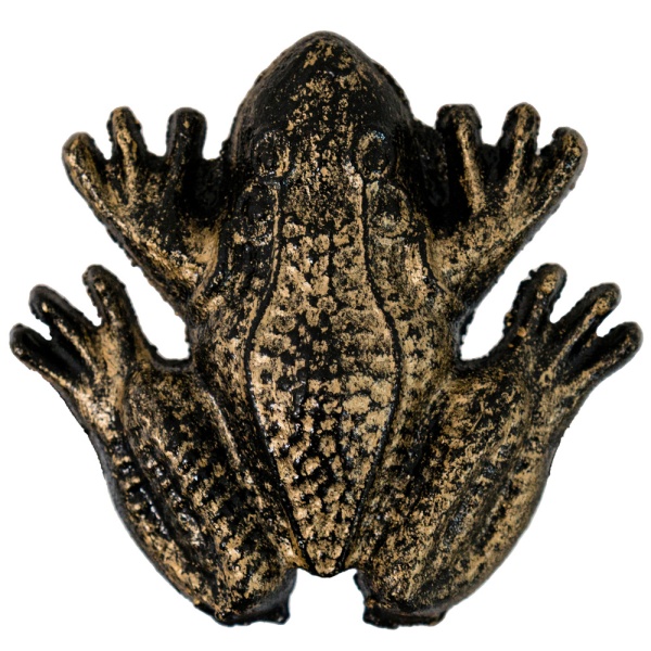 Стикер садовый РЗДИ ЛЯГУШКА бронза/1шт Стикер садовый РЗДИ ЛЯГУШКА бронза/1шт